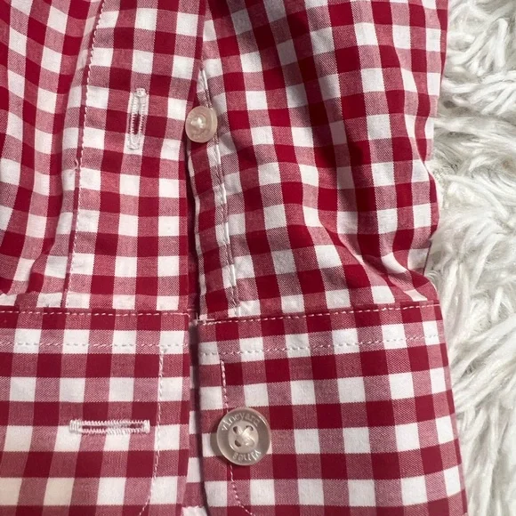 Vineyard Vine kids Red Checkered Shirt size medium 12-14 - Picture 5 of 5